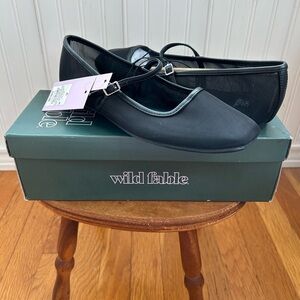 Womens Wild Fable Classic Black Flats
